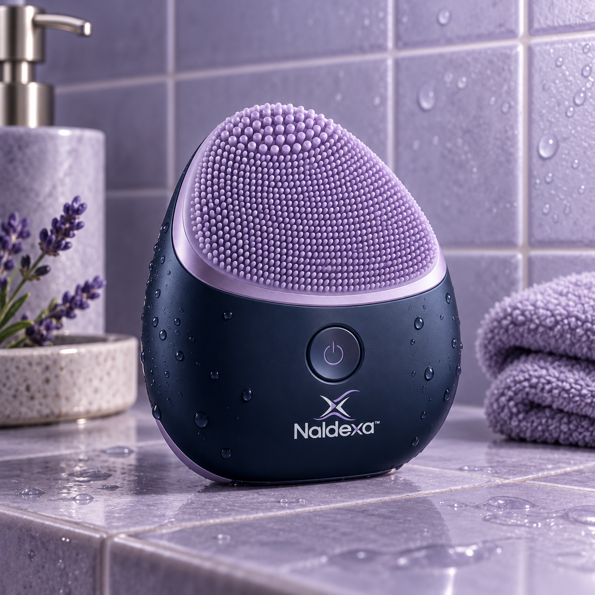 Naldexa™ GlowWash Silicone Facial Cleansing Brush