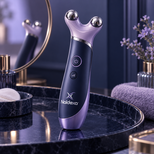 Naldexa™ ContourGlide Dual-Ball Face & Neck Massager