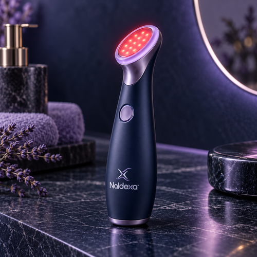 Naldexa™ LuminaGlow Red LED Facial Care Wand